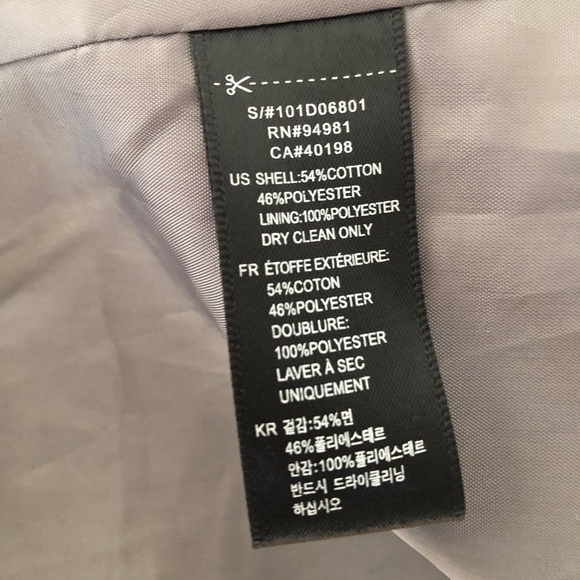 Forever 21 light belted grey beige short jacket - Picture 7 of 7